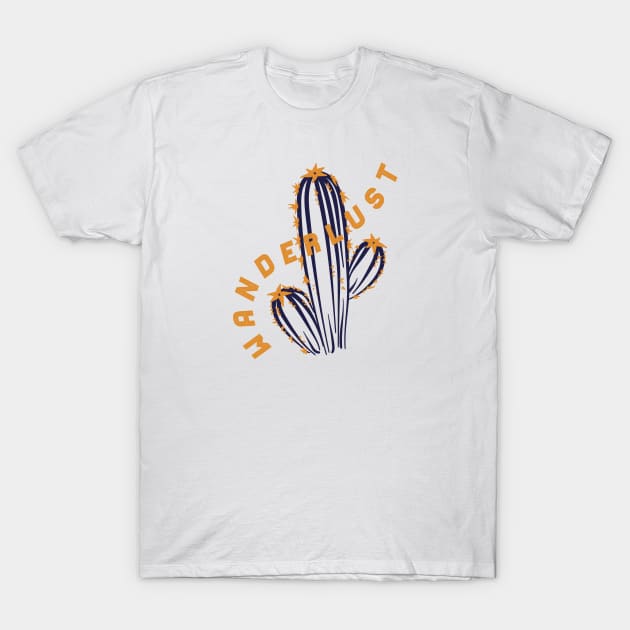 Cactus Cacti Wanderlust T-Shirt by notami